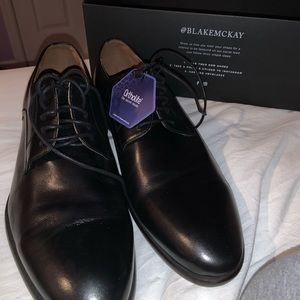 Blake Mckay black T14 dress shoes.
